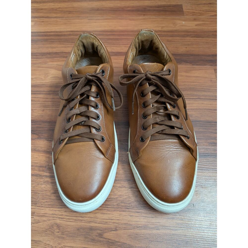 Thursday Boots Leather Sneakers Size 10.5 Brown Minimalist Casual